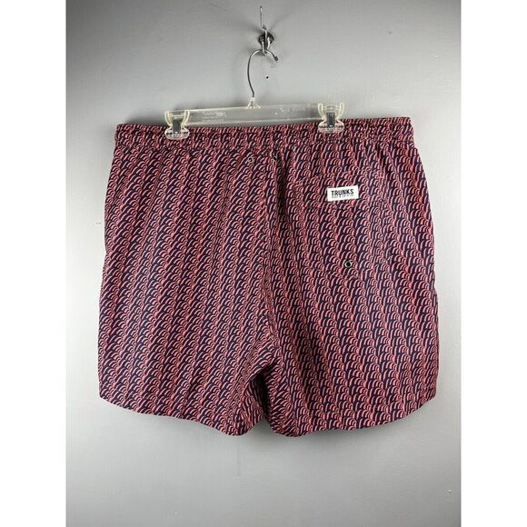 Trunks Surf Swimco Mens Swimming Trunk Multi Colored Mens size Size XXL Flaw - Picture 5 of 9